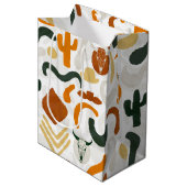 南西スタイルサボテン牛スカルカウボーイハット ミディアムペーパーバッグ (正面アングル)