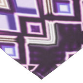 南西スタイルパープルホワイトブラック テーブルクロス (アングル)