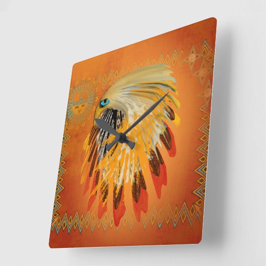 南西スタイル時計 スクエア壁時計 (傾斜)