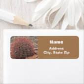 南西スタイル砂漠の植物レッドバレルサボテン ラベル (インサイチュ)