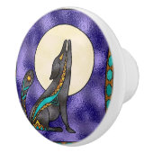 南西ステンドガフェイクラスセラミックノブ セラミックノブ (右)