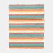 南西ストライプのミュート色 フリースブランケット (正面)