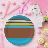 南西ストライプ12 ペーパープレート (パーティー)