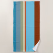 南西ストライプ23 ビーチタオル (正面)