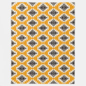 南西スピリット – 先住民アメイはっきりしたカ幾何学 フリースブランケット (正面)