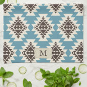 南西スピリット – 先住民アメイモノグラムのカ – キッチンタオル (折り畳み)