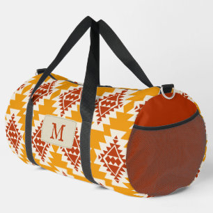 南西スピリット – 先住民アメイモノグラムのカ –  ダッフルバッグ