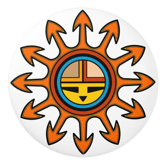 南西セラミックノブ セラミックノブ (正面)