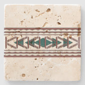 南西タペストリーのTravertineのコースター ストーンコースター (正面)