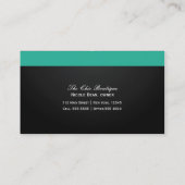 南西ターコイズカラーブロック名刺 名刺 (裏面)