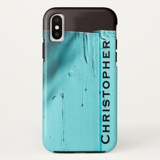 南西ターコイズドア、名前、カセシンプルメテ Case-Mate iPhoneケース (裏面)