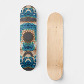 南西ターコイズ先住民型 スケートボード (正面)