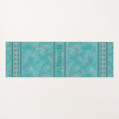 南西ターコイズ パーソナライズされた ヨガマット (正面(横))