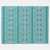 南西ターコイズ フリースブランケット (正面(横))