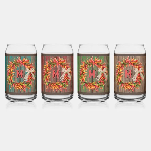 南西チリストラリース缶ガラスセット ガラス缶 (正面)