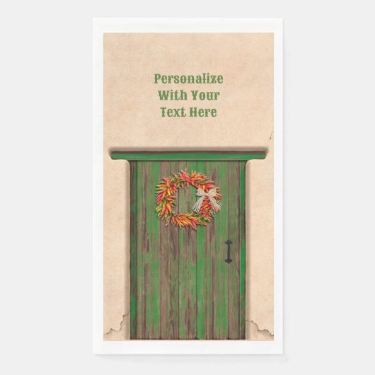 南西チリリースオン素朴グリーンウッドドア (正面)