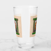 南西チリリースオン素朴グリーンウッド窓 タンブラーグラス (左)