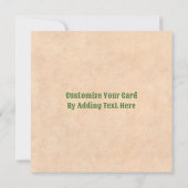 南西チリリースオン素朴グリーンウッド窓 ノートカード (裏面)