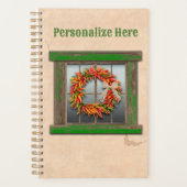 南西チリリースオン素朴グリーンウッド窓 プランナー手帳 (正面)