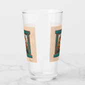 南西チリリースオン素朴ブルーウッドウィンドウ タンブラーグラス (左)