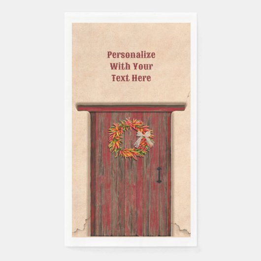 南西チリリースオン素朴レッドウッドドア (正面)