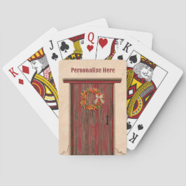 南西チリリースオン素朴レッドウッドドア トランプ