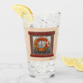 南西チリリースオン素朴レッドウッド窓 タンブラーグラス