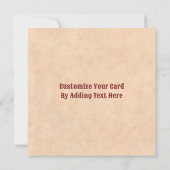 南西チリリースオン素朴レッドウッド窓 ノートカード (裏面)