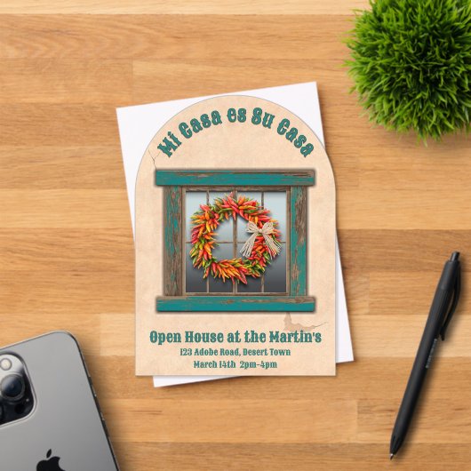 南西チリリースブルーウィンドパーソナライズされたウ アクリル招待状 (インサイチュ (招待状))