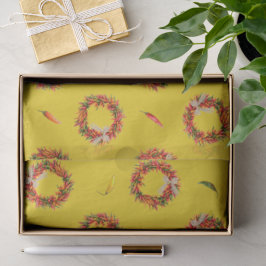 南西チリ リストラ 飾り輪とペッパーのパターン 薄葉紙