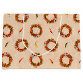 南西チリRistraリースすべてのパターン ラージペーパーバッグ (正面)