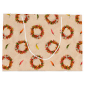 南西チリRistraリースすべてのパターン ラージペーパーバッグ (裏面)