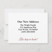 南西テーマ移動発表鉢植え ノートカード (裏面)