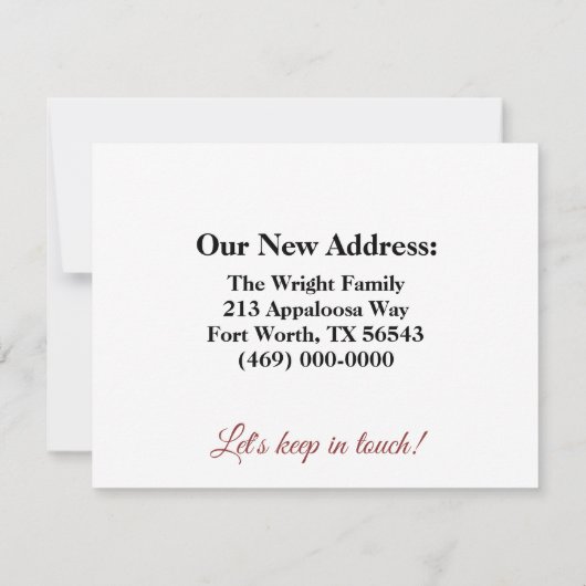 南西テーマ移動発表鉢植え ノートカード (裏面)