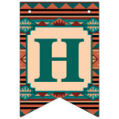 南西デザインパターンハッピーバースデー バンティングフラッグ (第2の旗)