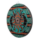 南西デザイン踊りココペリ ダーツボード (正面右)