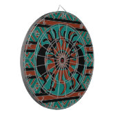 南西デザイン踊りココペリ ダーツボード (正面左)