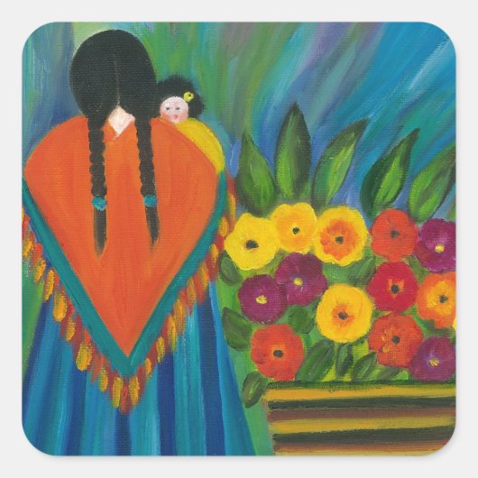 南西デザイン#1 スクエアシール (正面)