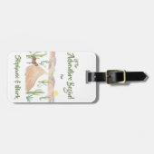 南西デザートアドベンチャーウォーターパーソナライズされたカラー ラゲッジタグ (正面横)