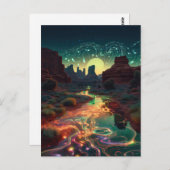 南西デザートアリゾナユタコスモスランドスケープ ポストカード (正面/裏面)