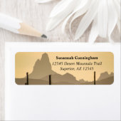 南西デザートマウンテンウィーバーズニードルアリゾナ ラベル (インサイチュ)