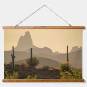 南西デザートマウンテンウィーバーズニードルアリゾナ 吊り下げ型タペストリー (正面)