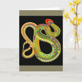 南西デザートラットラー カード (黄色い花)