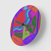 南西トルトゥガ ラウンド壁時計 (傾斜)