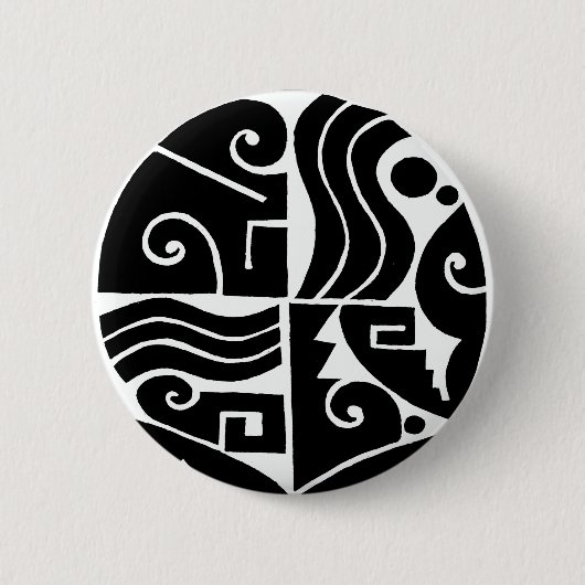 南西トルトゥガ 缶バッジ (正面)