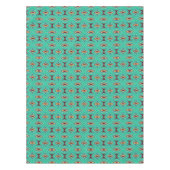 南西トロピカルボホシックゲーデパターンアート テーブルクロス (正面)