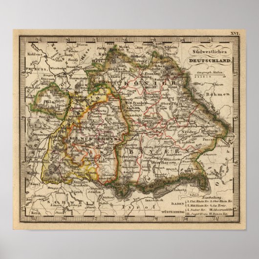 南西ドイツ ポスター (正面)