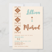 南西ドリームカントリーデザートウェスタン結婚ズ 招待状 (正面)