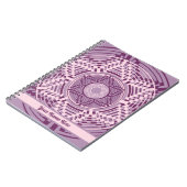 南西ナバジョバスケットウィーブラベンダー ノートブック (左側)