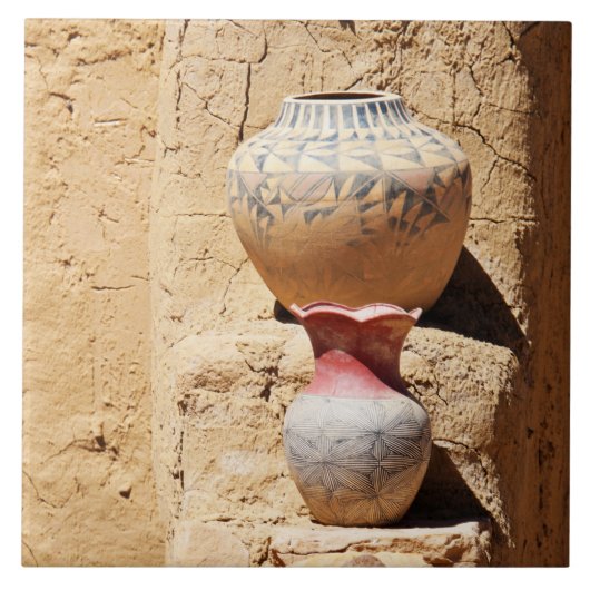 南西ナバホ陶器 タイル (正面)